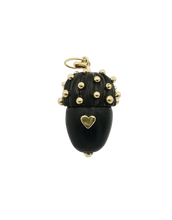 Load image into Gallery viewer, Ebony Studded Acorn Pendant by Christina Puchi