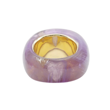 Load image into Gallery viewer, Carved Amethyst Ring by Christina Puchi