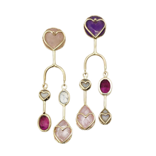 Load image into Gallery viewer, Gemstone Earrings Three