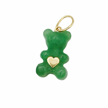 Load image into Gallery viewer, Carved Stone Gummy Bear Pendant