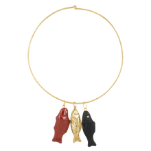 Load image into Gallery viewer, Jasper Swedish Fish Pendant by Christina Puchi
