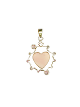 Load image into Gallery viewer, Carved Conch Shell Halo Pendant in shell by Christina Puchi