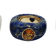Load image into Gallery viewer, Carved Stone Ring