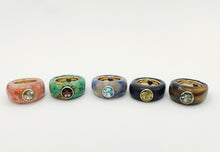 Load image into Gallery viewer, Carved Stone Ring