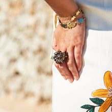 Load image into Gallery viewer, Chestnut Ammonite Ring by Christina Puchi