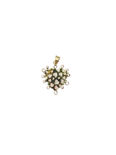 Load image into Gallery viewer, Carved Conch Shell Heart Halo Pendant in shell by Christina Puchi
