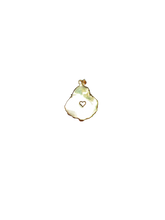 Load image into Gallery viewer, Orange Lions Paw Pendant in shell by Christina Puchi