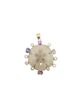 Load image into Gallery viewer, Sand Dollar Halo Pendant by Christina Puchi