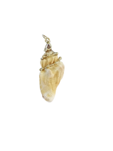Load image into Gallery viewer, Gold Ball Spiral Shell Pendant in shell by Christina Puchi