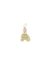 Load image into Gallery viewer, Pink Coral Cabochon Pendant in shell by Christina Puchi