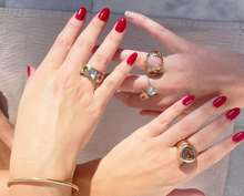 Load image into Gallery viewer, Topaz Heart Ring by Christina Puchi