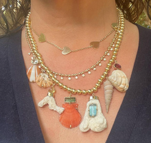 Load image into Gallery viewer, Multiple Shell Charm Necklace by Christina Puchi