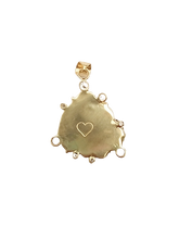 Load image into Gallery viewer, White Kitten’s Paw Halo Pendant in shell by Christina Puchi