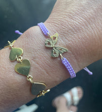 Load image into Gallery viewer, Penny’s Butterfly Friendship Bracelet by Christina Puchi