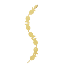 Load image into Gallery viewer, Large Gold Fish Bracelet in gold by Christina Puchi