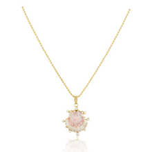 Load image into Gallery viewer, Light Pink Shell Halo Pendant in shell by Christina Puchi