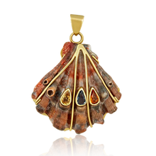 Load image into Gallery viewer, Teardrop Lion's Paw Pendant