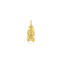 Load image into Gallery viewer, Gold Gummy Bear Pendant in gold by Christina Puchi