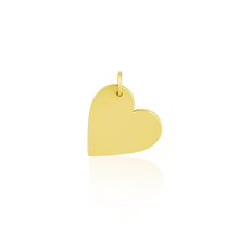 Load image into Gallery viewer, 14k Gold Floating Heart Charm in gold by Christina Puchi