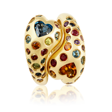 Load image into Gallery viewer, Confetti Lulu Ring in gold by Christina Puchi