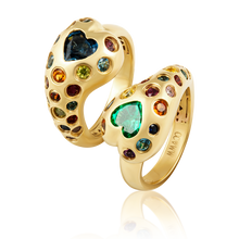 Load image into Gallery viewer, Confetti Lulu Ring in gold by Christina Puchi