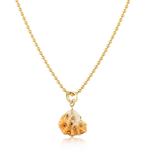 Load image into Gallery viewer, Orange/White Kitten Paw Charm
