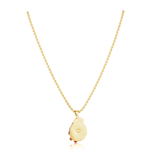 Load image into Gallery viewer, Orange Citrine Shell Pendant in shell by Christina Puchi