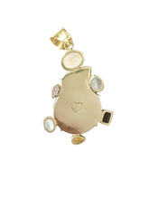 Load image into Gallery viewer, Brown Shell Neutral Halo Pendant in shell by Christina Puchi