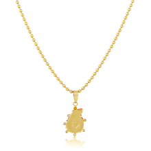 Load image into Gallery viewer, Orange Shell Halo Pendant in shell by Christina Puchi