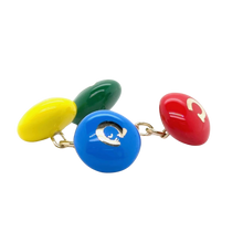Load image into Gallery viewer, Candy Letter Cufflinks in gold by Christina Puchi