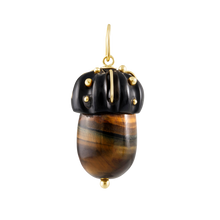 Load image into Gallery viewer, Carved Stone Acorn Pendants in carved stone by Christina Puchi