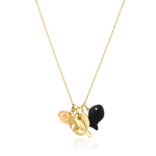 Load image into Gallery viewer, Gold Fish Charm Pendant in gold by Christina Puchi