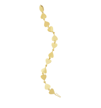 Load image into Gallery viewer, Heart Link Bracelet in gold by Christina Puchi