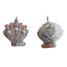 Load image into Gallery viewer, Lions Paw with Pearls Pendant in shell by Christina Puchi