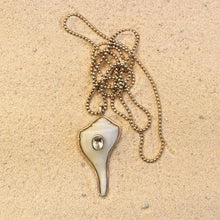 Load image into Gallery viewer, Whelk Shell Pendant in shell by Christina Puchi