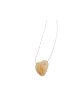 Load image into Gallery viewer, Diamond Natural Heart Shell Pendant by Christina Puchi