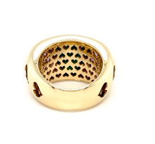 Load image into Gallery viewer, Amethyst and Jade Ring by Christina Puchi
