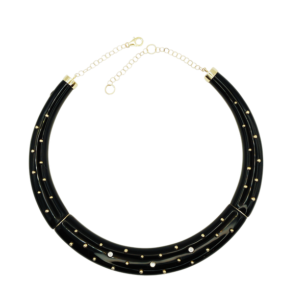 Carved Stone Necklace