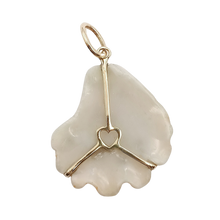 Load image into Gallery viewer, Studded Kitten Paw Pendant in shell by Christina Puchi

