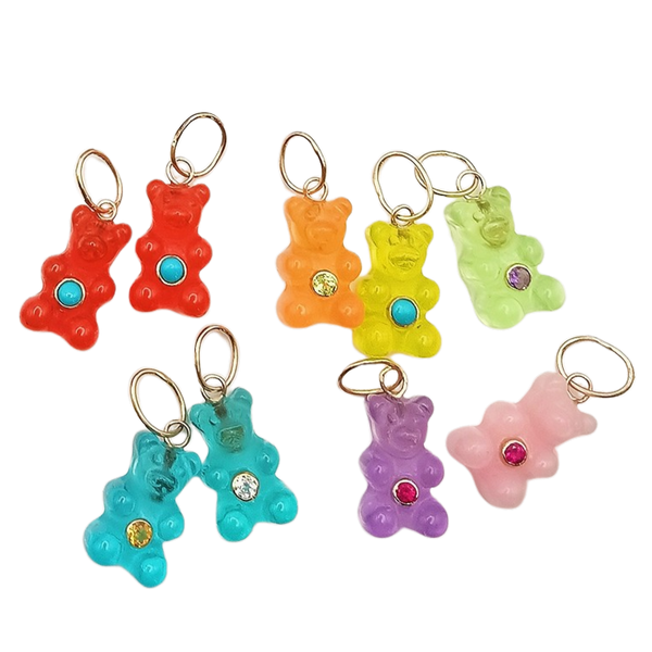 Resin Gummy Bear Pendants