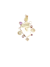 Load image into Gallery viewer, Purple Shell Amethyst Halo Pendant in shell by Christina Puchi
