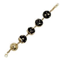 Load image into Gallery viewer, Moon Phases Bracelet in carved stone by Christina Puchi
