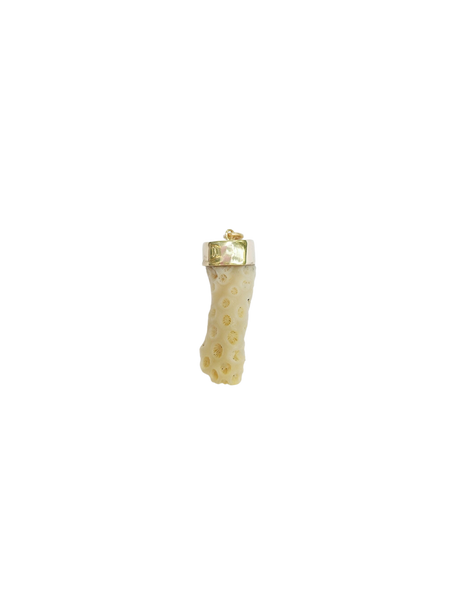 White Coral Pendant by Christina Puchi