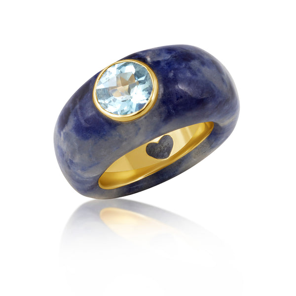 Carved Stone Ring