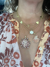 Load image into Gallery viewer, Sapphire Sand Dollar Pendant in shell by Christina Puchi
