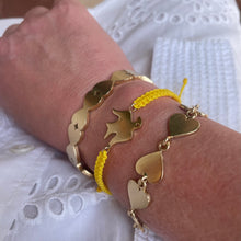 Load image into Gallery viewer, Yellow Cord Bird Friendship Bracelet by Christina Puchi

