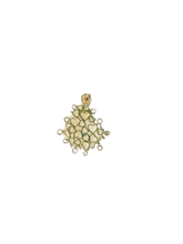 Load image into Gallery viewer, White Kittens Paw Halo Pendant in shell by Christina Puchi
