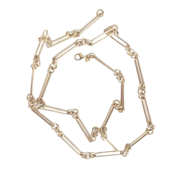 3:1 Paperclip Chain - 14K Gold Necklace by Christina Puchi