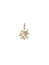 Load image into Gallery viewer, Rainbow Halo Shell Pendant in shell by Christina Puchi
