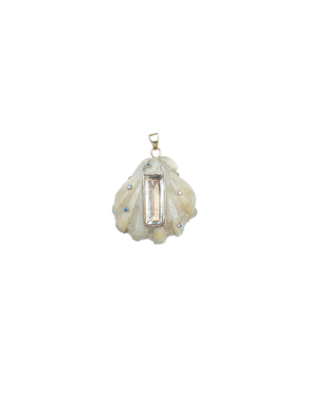 Beige Lions Paw Pendant in shell by Christina Puchi